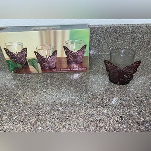 Butterfly candle holder (set of 3)
